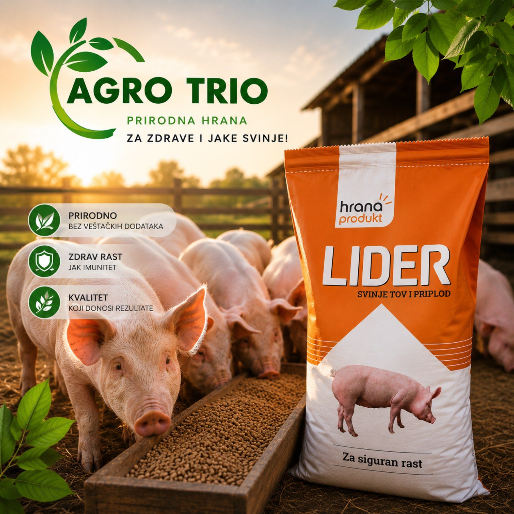 Hrana za svinje — Agro Trio