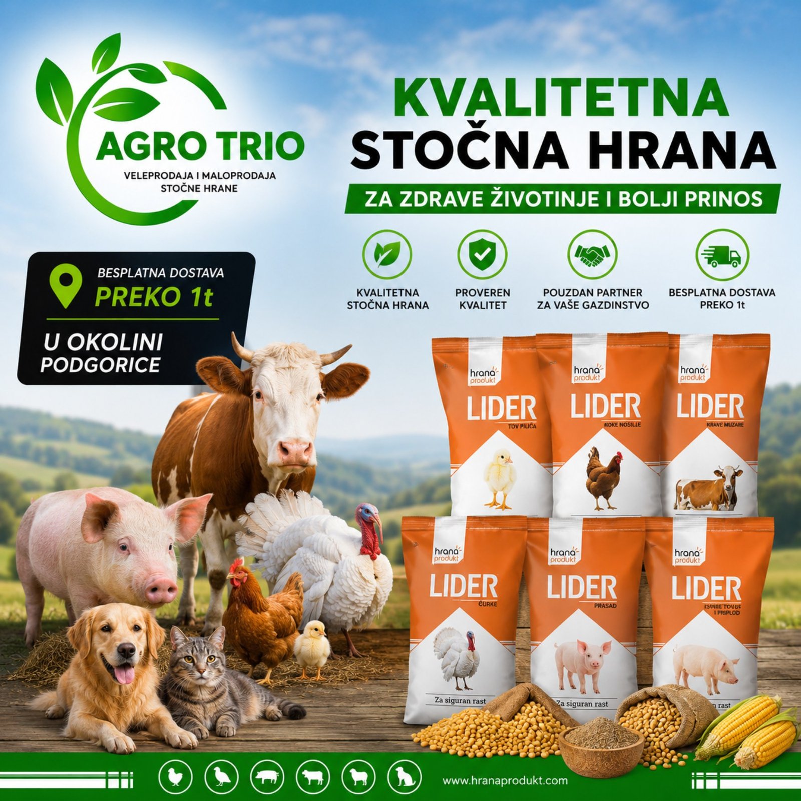 Agro Trio — kvalitetna stočna hrana